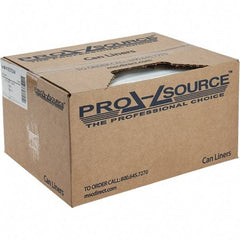PRO-SOURCE - 24 Gal Capacity, Clear, Linear Low-Denstiy Polyethylene (LLDPE), Hazardous Waste Bag - 6 mil Thick x 18" Wide x 30" High, Roll - Eagle Tool & Supply