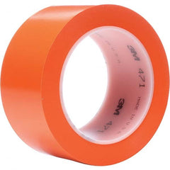 3M - 36 Yd x 1/4" Orange Vinyl Film Tape - Eagle Tool & Supply