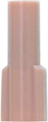 3M - 22 to 18 AWG, Vinyl, Partially Insulated, Male Wire Disconnect - 3/16 Inch Wide Tab, Red, RoHS 2011/65/EU Compliant - Eagle Tool & Supply