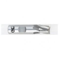 1-1/4 x 1-1/4 x 1-1/4 x 3-3/4 4 Fl HSS-CO Roughing Center Cutting End Mill -  Bright - Eagle Tool & Supply