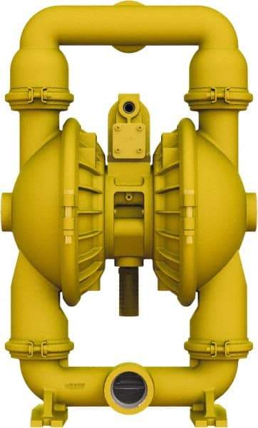Versa-Matic - 2" NPT, Air Operated Diaphragm Pump - Santoprene Diaphragm, Aluminum Housing - Eagle Tool & Supply