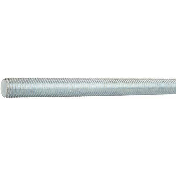 Value Collection - M12x1.75 x 2m Medium Carbon Steel General Purpose Threaded Rod - Eagle Tool & Supply