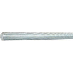 Value Collection - M12x1.75 x 2m Medium Carbon Steel General Purpose Threaded Rod - Eagle Tool & Supply