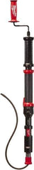 Milwaukee Tool - 1/3" Cable Diam, Bulb Auger, Closet & Drain Auger - Bulb Cable Head Style - Eagle Tool & Supply