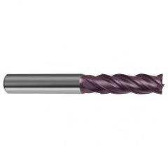 1/4" Dia. - 3-1/4" OAL - 4 FL Variable Helix Firex Carbide End Mill - Eagle Tool & Supply