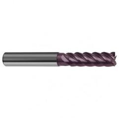 7/16" Dia. - 4-1/2" OAL - 5 FL Variable Helix Firex Carbide End Mill - Eagle Tool & Supply