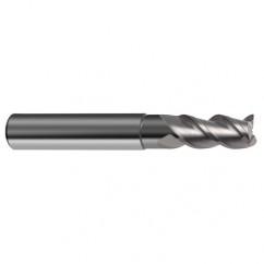 1/2" Dia. - 3-1/2" OAL - 3 FL Variable Helix Bright Carbide End Mill - Eagle Tool & Supply