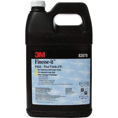 3M - 1 L Water Soluble Compound - Compound Grade Ultra Fine, Grade Very Fine, 1,200 Grit, Gray, For Scratch Removal, Use on Painted Metals - Eagle Tool & Supply