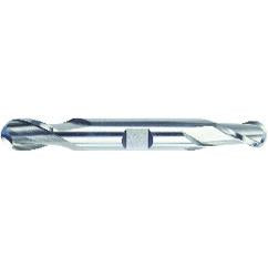 5/16 Dia. - 3-1/2 OAL - HSS-TiN - Ball Nose DE EM-2 FL - Eagle Tool & Supply