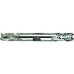 17/64 Dia. x 3-3/8 Overall Length 4-Flute Square End High Speed Steel SE End Mill-Round Shank-Center Cut-Uncoated - Eagle Tool & Supply