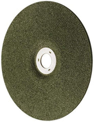 3M - 36 Grit, 7" Wheel Diam, 1/8" Wheel Thickness, 7/8" Arbor Hole, Type 27 Depressed Center Wheel - Ceramic, 8,500 Max RPM, Compatible with Angle Grinder - Eagle Tool & Supply