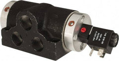 ARO/Ingersoll-Rand - 1" Inlet x 1" Outlet, Solenoid Actuator, Spring Return, 2 Position, Body Ported Solenoid Air Valve - 280 CFM, 120 VAC Input, 7.8 CV, 4 Way, 150 psi, 180° Max Temp, -10° Min Temp - Eagle Tool & Supply