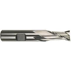 1-1/2 Dia. x 4-1/8 Overall Length 2-Flute Square End M-42 Cobalt SE End Mill-Round Shank-Center Cut-Uncoated - Eagle Tool & Supply