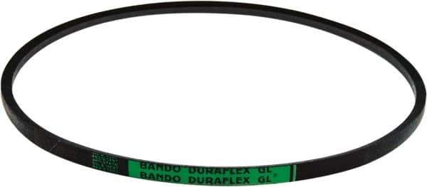 Bando - Section 3L, 3/8" Wide, 69" Outside Length, V-Belt - Black, Duraflex, No. 3L690 - Eagle Tool & Supply