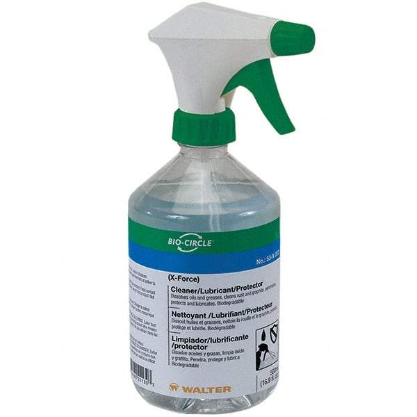 WALTER Surface Technologies - 16.9 oz Plastic Bottle & Trigger Sprayer - Clear - Eagle Tool & Supply