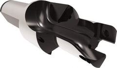 Allied Machine and Engineering - 16 to 16.99mm Diam, Straight Shank, 19.05mm Body Shank Diam, Combo Chamfer and Countersink Drill - TCMT 110204 Insert, 102.39mm OAL - Eagle Tool & Supply