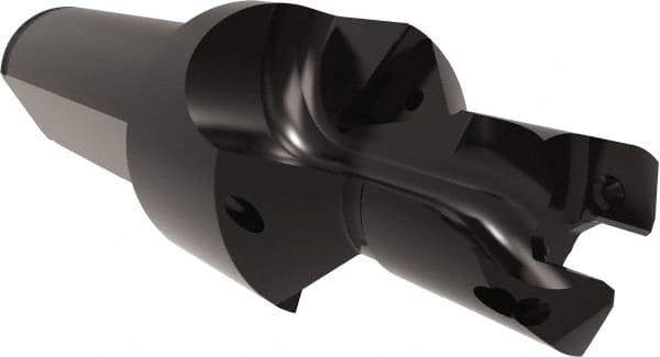 Allied Machine and Engineering - 13 to 14mm Diam, Straight Shank, 19.05mm Body Shank Diam, Combo Chamfer and Countersink Drill - TCMT 110204 Insert, 94.46mm OAL - Eagle Tool & Supply