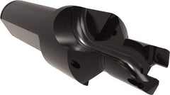 Allied Machine and Engineering - 12 to 13mm Diam, Straight Shank, 19.05mm Body Shank Diam, Combo Chamfer and Countersink Drill - TCMT 110204 Insert, 94.85mm OAL - Eagle Tool & Supply