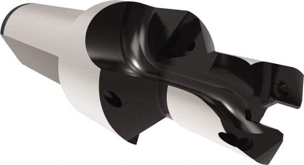 Allied Machine and Engineering - 13 to 13.99mm Diam, Straight Shank, 19.05mm Body Shank Diam, Combo Chamfer and Countersink Drill - TCMT 110204 Insert, 94.46mm OAL - Eagle Tool & Supply