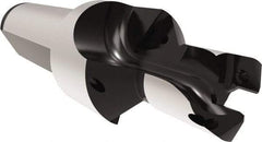Allied Machine and Engineering - 13 to 13.99mm Diam, Straight Shank, 19.05mm Body Shank Diam, Combo Chamfer and Countersink Drill - TCMT 110204 Insert, 94.46mm OAL - Eagle Tool & Supply