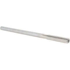 Alvord Polk - 0.3135" Cobalt 6 Flute Chucking Reamer - Straight Flute, 0.2792" Straight Shank, 1-1/2" Flute Length, 6" OAL - Eagle Tool & Supply