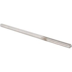 Alvord Polk - 0.1865" Cobalt 6 Flute Chucking Reamer - Straight Flute, 0.1805" Straight Shank, 1-1/8" Flute Length, 4-1/2" OAL - Eagle Tool & Supply