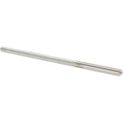 Alvord Polk - #22 Cobalt 6 Flute Chucking Reamer - Straight Flute, 0.151" Straight Shank, 1" Flute Length, 4" OAL - Eagle Tool & Supply