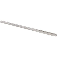 Alvord Polk - #30 Cobalt 4 Flute Chucking Reamer - Straight Flute, 0.119" Straight Shank, 7/8" Flute Length, 3-1/2" OAL - Eagle Tool & Supply