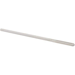 Alvord Polk - 0.118" High Speed Steel 4 Flute Chucking Reamer - Straight Flute, 0.112" Straight Shank, 7/8" Flute Length, 3-1/2" OAL - Eagle Tool & Supply