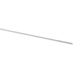 Alvord Polk - 0.045" High Speed Steel 4 Flute Chucking Reamer - Straight Flute, 0.039" Straight Shank, 1/2" Flute Length, 2-1/2" OAL - Eagle Tool & Supply