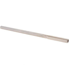 Alvord Polk - 0.2755" High Speed Steel 6 Flute Chucking Reamer - Straight Flute, 1/4" Straight Shank, 1-1/2" Flute Length, 6" OAL - Eagle Tool & Supply