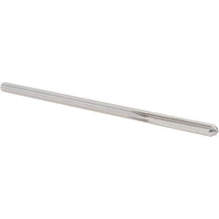 Alvord Polk - 0.183" High Speed Steel 6 Flute Chucking Reamer - Straight Flute, 0.1755" Straight Shank, 1-1/8" Flute Length, 4-1/2" OAL - Eagle Tool & Supply