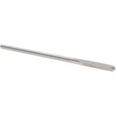 Alvord Polk - 0.1295" High Speed Steel 4 Flute Chucking Reamer - Straight Flute, 0.119" Straight Shank, 7/8" Flute Length, 3-1/2" OAL - Eagle Tool & Supply