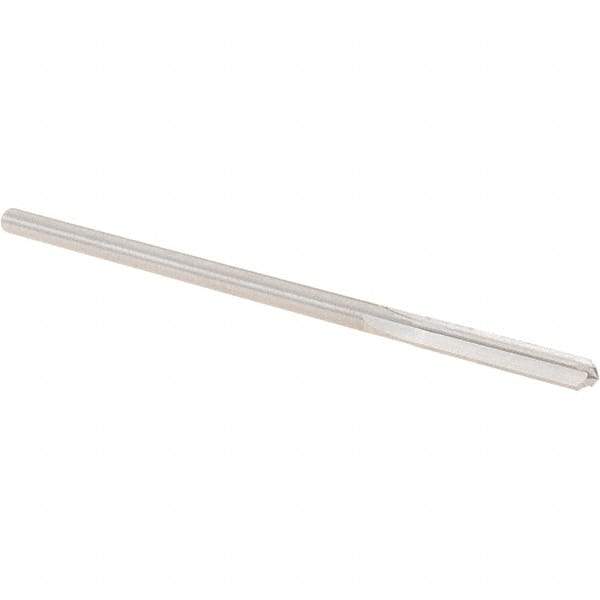 Alvord Polk - 0.153" High Speed Steel 4 Flute Chucking Reamer - Straight Flute, 0.146" Straight Shank, 1" Flute Length, 4" OAL - Eagle Tool & Supply