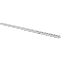 Alvord Polk - 0.1805" High Speed Steel 6 Flute Chucking Reamer - Straight Flute, 0.1755" Straight Shank, 1-1/8" Flute Length, 4-1/2" OAL - Eagle Tool & Supply