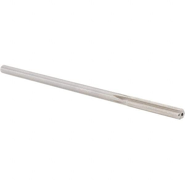 Alvord Polk - 0.2045" High Speed Steel 6 Flute Chucking Reamer - Straight Flute, 0.1945" Straight Shank, 1-1/4" Flute Length, 5" OAL - Eagle Tool & Supply