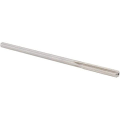 Alvord Polk - 0.2045" High Speed Steel 6 Flute Chucking Reamer - Straight Flute, 0.1945" Straight Shank, 1-1/4" Flute Length, 5" OAL - Eagle Tool & Supply