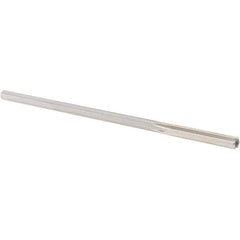 Alvord Polk - 0.231" High Speed Steel 6 Flute Chucking Reamer - Straight Flute, 0.2173" Straight Shank, 1-1/2" Flute Length, 6" OAL - Eagle Tool & Supply