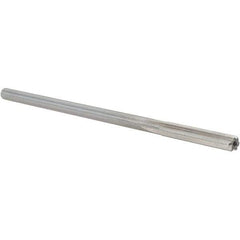 Alvord Polk - 0.2555" High Speed Steel 6 Flute Chucking Reamer - Straight Flute, 0.2405" Straight Shank, 1-1/2" Flute Length, 6" OAL - Eagle Tool & Supply