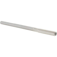 Alvord Polk - 0.308" High Speed Steel 6 Flute Chucking Reamer - Straight Flute, 0.2792" Straight Shank, 1-1/2" Flute Length, 6" OAL - Eagle Tool & Supply