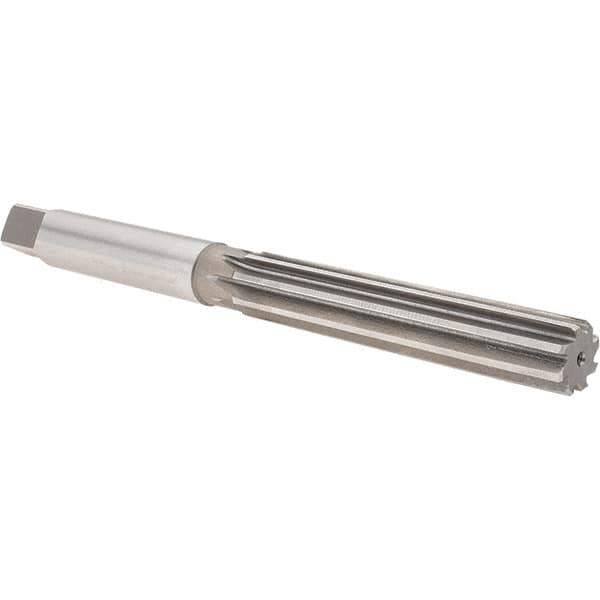 Alvord Polk - 0.7087" Diam, Straight Shank, 4-1/16" Flute, Hand Reamer - Straight Flute, 8-1/8" OAL, Right Hand Cut, High Speed Steel - Eagle Tool & Supply