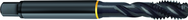 M16x2.0 D7 4-Flute HSS-E Semi-Bottoming 40 degree Spiral Flute Tap-Steam Oxide - Eagle Tool & Supply
