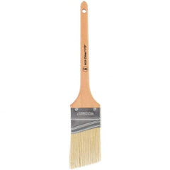 Wooster Brush - 2-1/2" Angled Synthetic Sash Brush - 2-11/16" Bristle Length, 7-1/2" Maple Handle - Eagle Tool & Supply