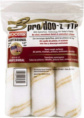 Wooster Brush - 1/2" Nap, 9" Wide Paint Roller - Semi-Rough Texture, Woven - Eagle Tool & Supply