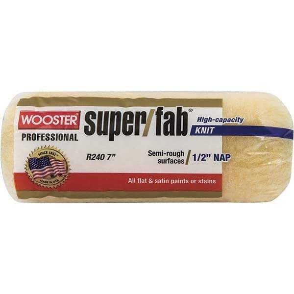 Wooster Brush - 3/8" Nap, 7" Wide Paint Roller - Medium Texture, Woven - Eagle Tool & Supply