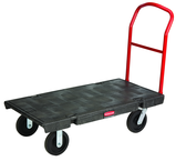 HD Platform Truck. Med 24 x 48" - Push Handle - Eagle Tool & Supply