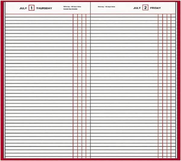 AT-A-GLANCE - 210 Sheet, 7-11/16 x 12-1/8", Composition Book - Red - Eagle Tool & Supply
