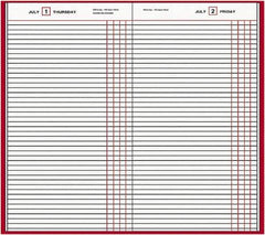 AT-A-GLANCE - 210 Sheet, 7-11/16 x 12-1/8", Composition Book - Red - Eagle Tool & Supply