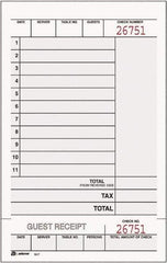 Adams Business Forms - 250 Sheet, 7-1/4 x 4-1/4", Guest Book - White - Eagle Tool & Supply