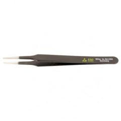 2A SA FLAT ROUND TWEEZERS - Eagle Tool & Supply